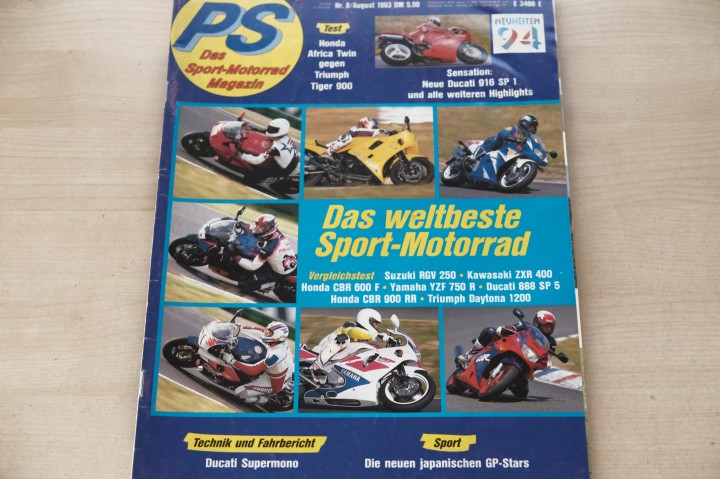 PS Sport Motorrad 08/1993